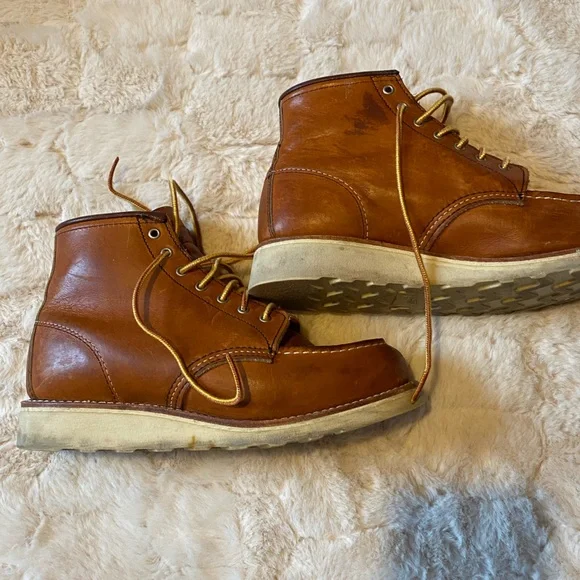 Red Wing Moc Toe Boots - Picture 4 of 5